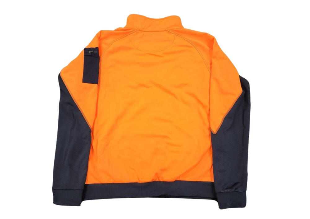 Quarter Zip Hi-Vis Orange (NoWear Supply) - Image 2