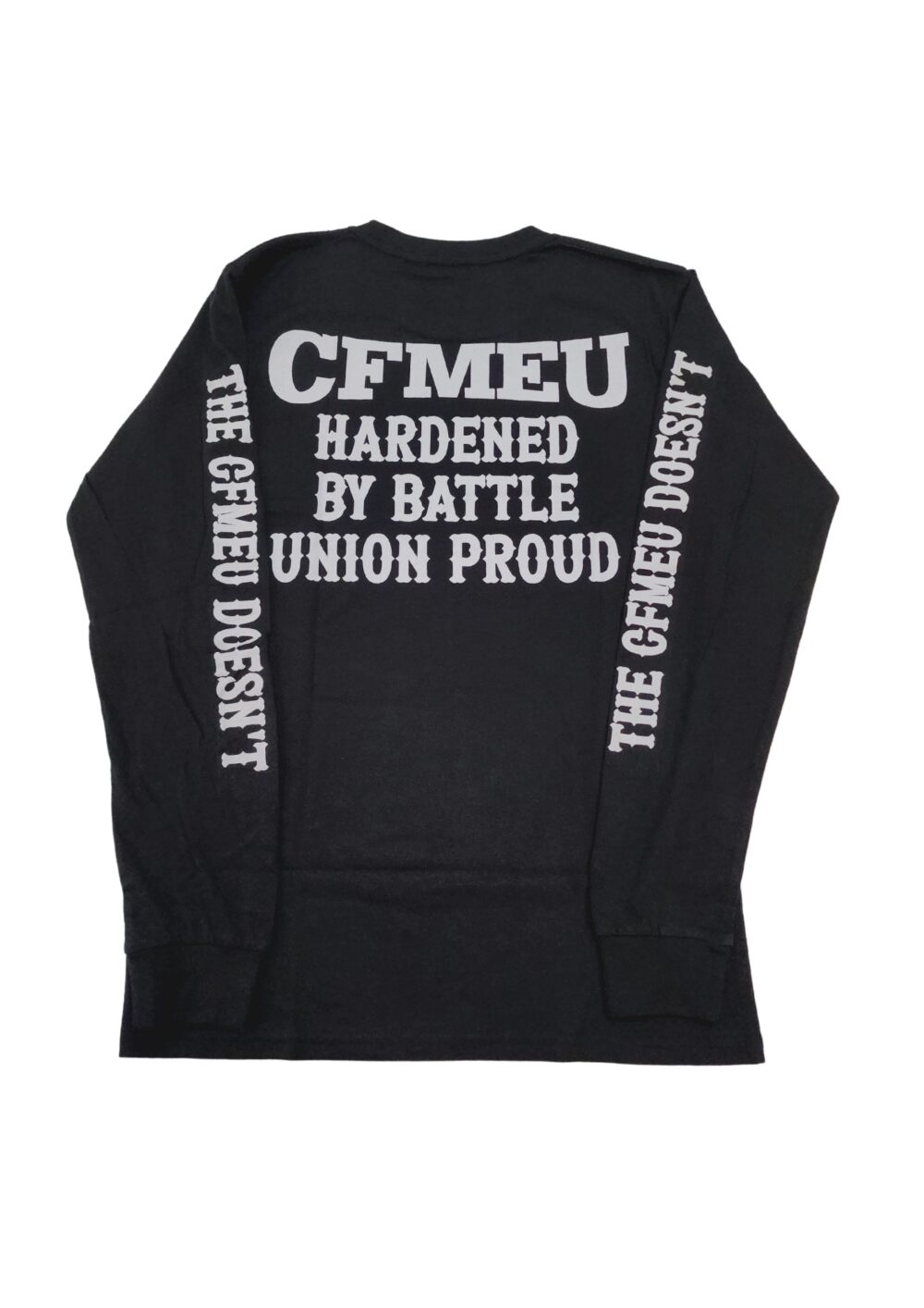 Hardened By Battle Long Sleeve Shirt (Black) - Image 2